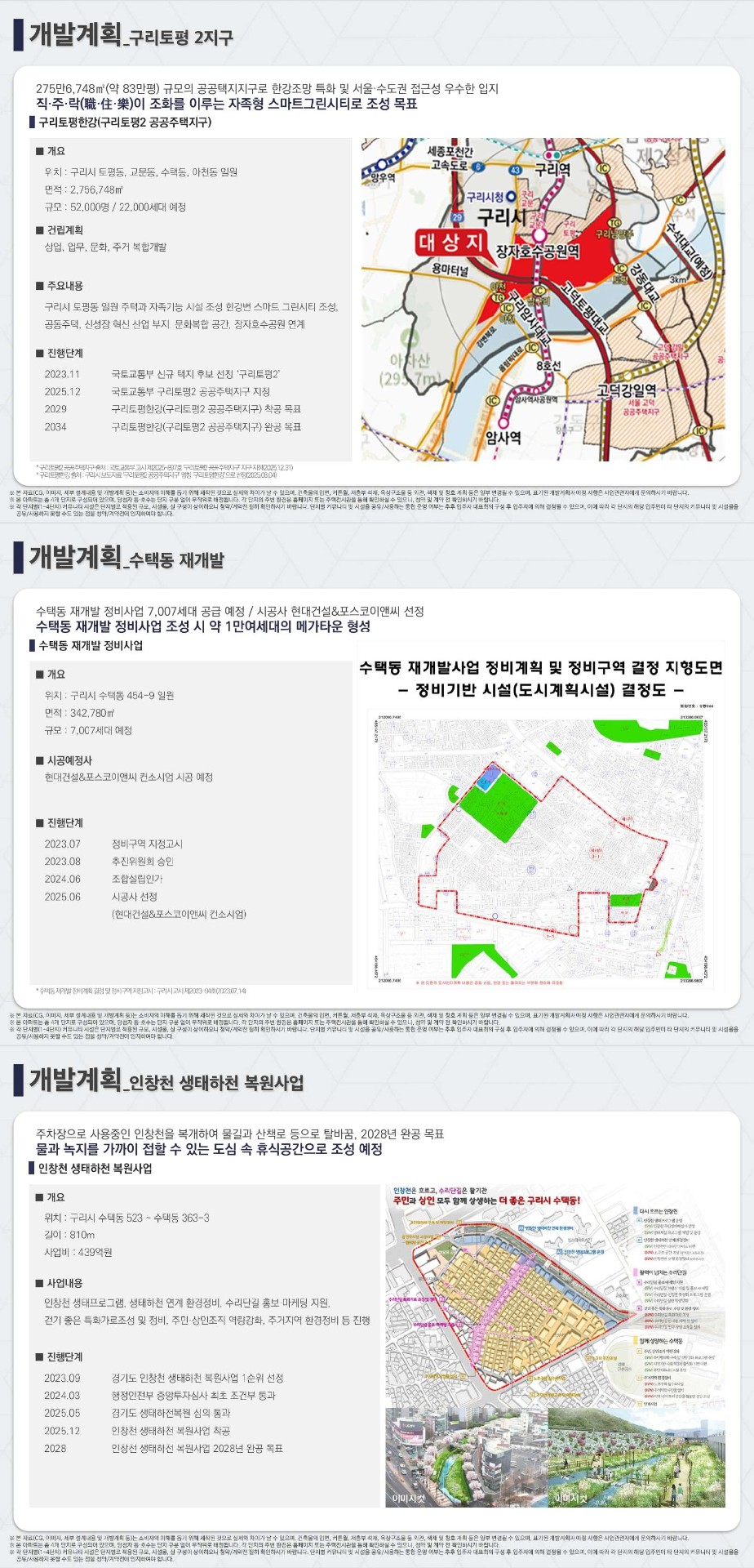 구리역 하이니티 리버파크 주변 개발계획